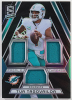 Tua Tagovailoa 2024 Panini Spectra Triple Threats Materials #7 #44/99 at PristineAuction.com