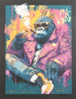 "Crowned and Unbothered #1" 2026 19x26 Original Painting on Canvas by Tadas Zaicikas | TedyZet (Zaicikas) at PristineAuction.com