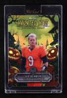 Joe Burrow 2025 Wild Card Haunted Hits Monster Hunt Pumpkin Patch Yellow Rainbow Foil #HHPJB #1/3 at PristineAuction.com
