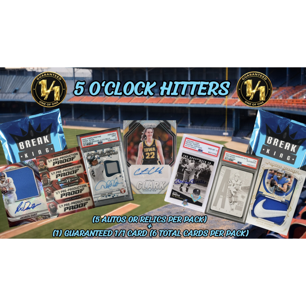 Break King: 5 O'Clock Hitters Mystery Box at PristineAuction.com
