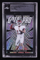 Caleb Williams 2022 Pro Set Draft & Prospect Goin' Pro Pre-Production Proof Mojo Silver #NNO #1/1 RC (Leaf) at PristineAuction.com