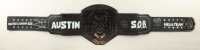 "Stone Cold" Steve Austin Signed Full-Size "Smoking Skull" World Heavyweight Champion Wrestling Belt (Beckett) at PristineAuction.com