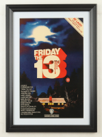 1980 "Friday the 13th" Concert Custom Framed Poster Display at PristineAuction.com