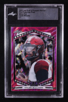 Caleb Williams 2022 Leaf Draft & Prospect Portrait Pre-Production Proof Wave Pink #NNO #1/1 RC (Leaf) at PristineAuction.com