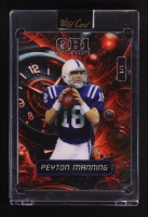 Peyton Manning 2024 Wild Card QB1 On the Clock Shimmer Red #OCCRDPM3 #1/1 at PristineAuction.com