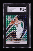 Nikola Jokic 2023-24 Panini Mosaic Give and Go Mosaic Green #6 (SGC 9.5) at PristineAuction.com