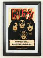 1975 "Kiss" Rochester Dome Arena Concert Custom Framed Poster Display at PristineAuction.com