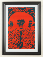 1968 "The Jimi Hendrix Experience" ASU, Tempe Concert Custom Framed Poster Display at PristineAuction.com