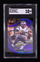 Tom Brady 2020 Select Prizm Blue Die Cut #301 (SGC 10) at PristineAuction.com