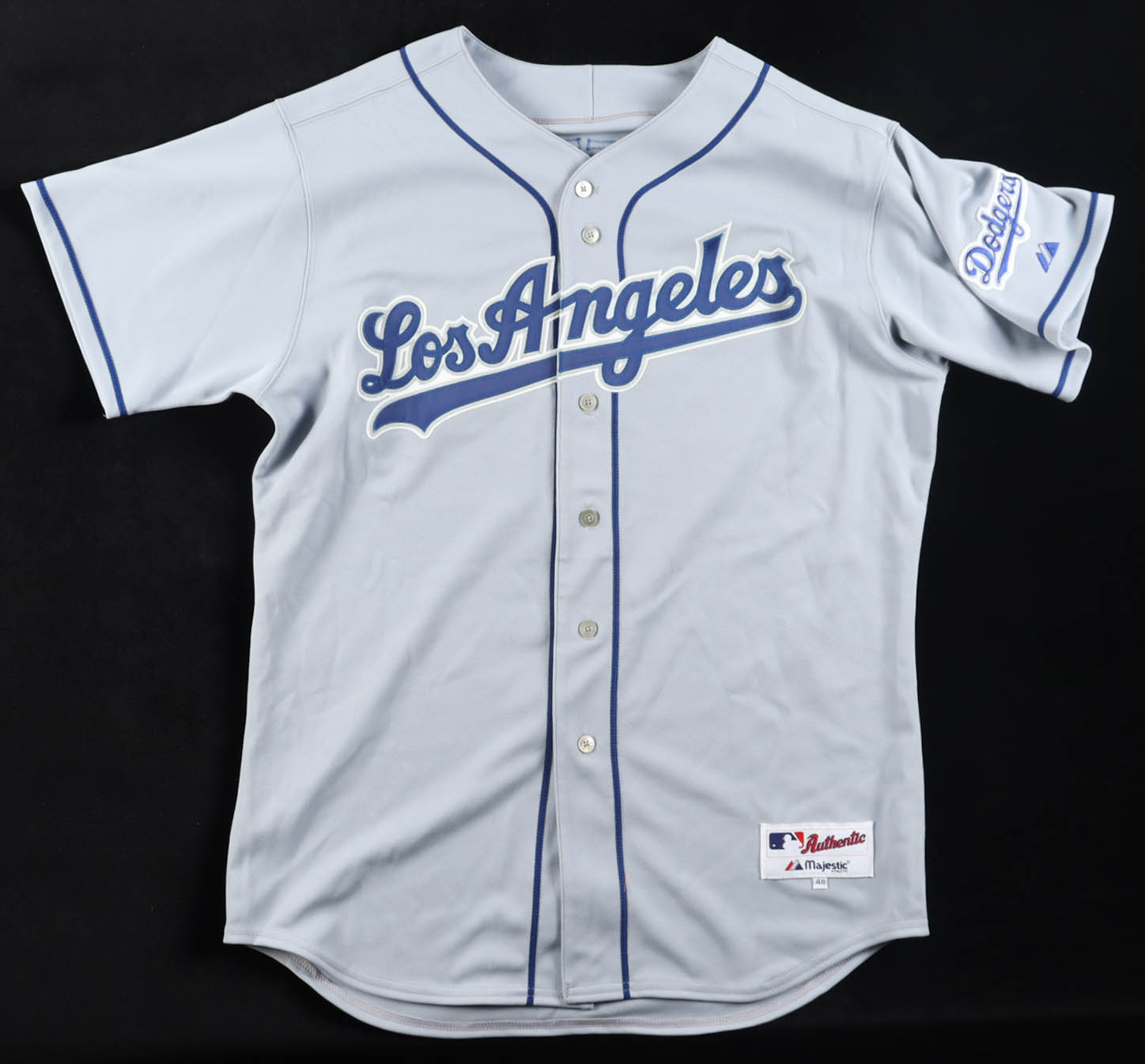 Chevy Chase Signed Dodgers Majestic Authentic Jersey (Beckett) at PristineAuction.com Chevy Chase Signed Dodgers Majestic Authentic Jersey (Beckett) at PristineAuction.com