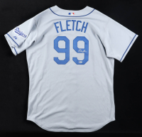 Chevy Chase Signed Dodgers Majestic Authentic Jersey (Beckett) at PristineAuction.com