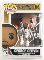 George Gervin Signed Spurs #105 Funko Pop! Vinyl Figure Inscribed "Ice" (Beckett) at PristineAuction.com