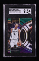Victor Wembanyama 2023-24 Select Prizms Green White Purple #121 RC (SGC 9.5) at PristineAuction.com