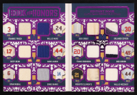 2025 Leaf History Book Sports Book of Honors Purple #BH6 #6/8 Frankie Firsch/Dizzy Dean/Stan Musial/Willie Mays/Hank Aaron/Ernie Banks/Dick Groat/Frank Robinson/Roberto Clemente/Orlando Cepeda/Bob Gibson/Willie McCovey at PristineAuction.com