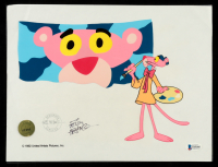 Friz Freleng Signed 1992 Pink Panther 9x12 Serigraph (Beckett & FFE) at PristineAuction.com