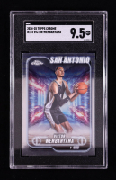 Victor Wembanyama 2024-25 Topps Chrome #193 (SGC 9.5) at PristineAuction.com