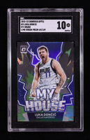 Luka Doncic 2022-23 Donruss Optic My House Lime Green #3 #069/149 (SGC 10) at PristineAuction.com