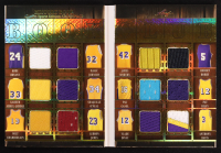2025 Leaf History Book Book Club Gold #BM-5 #1/1 Kobe Bryant/Kareem Abdul-Jabbar/Wilt Chamberlain/Magic Johnson/Shaquille O'Neal/LeBronJames/James Worthy/Pau Gasol/Vlade Divac/Robert Horry/Pat Riley/Anthony Davis at PristineAuction.com