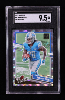 Jahmyr Gibbs 2023 Donruss The Rookies #6 RC (SGC 9.5) at PristineAuction.com