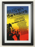 1973 "Bob Marley" United Kingdom Tour Custom Framed Poster Display at PristineAuction.com