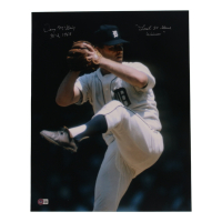 Denny McLain Signed Tigers 16x20 Photo Inscribed "31-6, 1968" & "Last 30 Game Winner" (Beckett) at PristineAuction.com