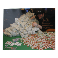 Jamie Gold Signed 16x20 Photo Inscribed "2006 WSOP Main Event Champ $12 Million" (PSA) at PristineAuction.com