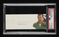 Chuck Yeager Signed Cut With Portrait (PSA) at PristineAuction.com