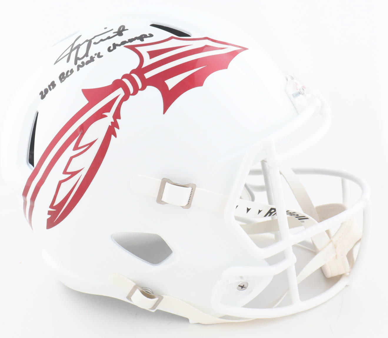 Jameis Winston Signed Florida State Seminoles Full-Size Speed Helmet Inscribed "2013 BCS Nat Champs" (SWAU) at PristineAuction.com Jameis Winston Signed Florida State Seminoles Full-Size Speed Helmet Inscribed "2013 BCS Nat Champs" (SWAU) at PristineAuction.com