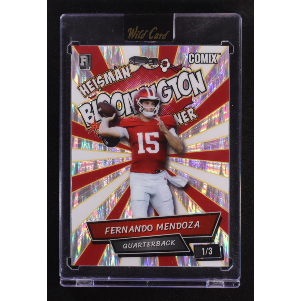Fernando Mendoza 2025 Wild Card Comix Bloomington #ACBL-FM02 RC #1/3 at PristineAuction.com