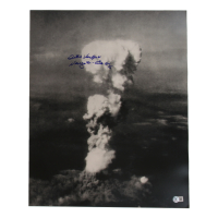 Theodore "Dutch" Van Kirk Signed WWII 16x20 Photo Inscribed "Navigator - Enola Gay" (Beckett) at PristineAuction.com