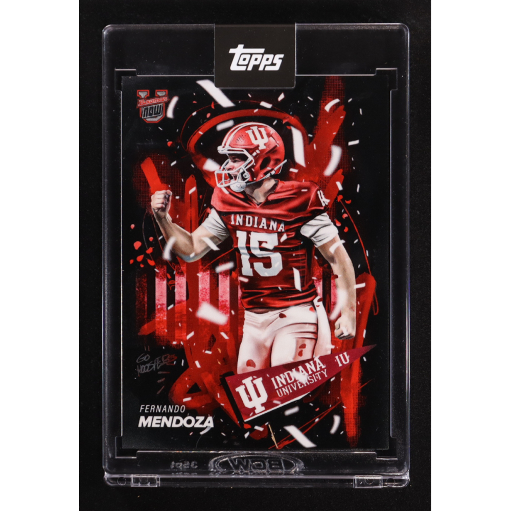 Fernando Mendoza 2026 Bowman U Now Art Card Topps #CSFM-A RC at PristineAuction.com