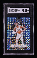 Victor Wembanyama 2023-24 Panini Mosaic Mosaic Reactive Blue #282 RC / City Edition (SGC 9.5) at PristineAuction.com