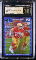 Christian McCaffrey 2023 Leaf Web Exclusives Pro Set Blue #PSG91 #3/25 (CGC 10 | Pristine Black Label) at PristineAuction.com