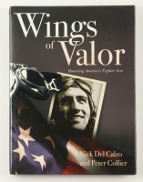 "Wings of Valor" Hardcover Book Signed By (4) with Bud Anderson, Abner Aust Jr. (Beckett) at PristineAuction.com