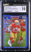 Christian McCaffrey 2023 Leaf Web Exclusives Pro Set Blue #PSG91 #5/25 (CGC 10) at PristineAuction.com