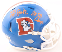 Rod Smith Signed Broncos Throwback Speed Mini Helmet Inscribed "2x SB Champs" (Beckett) at PristineAuction.com