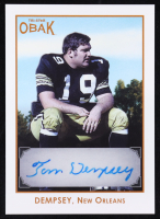Tom Dempsey 2011 TRISTAR Obak Autographs Brown #A14 #12/50 at PristineAuction.com
