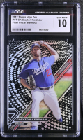 Clayton Kershaw 2017 Topps High Tek Blackout #HTCK B (CGC 10) at PristineAuction.com