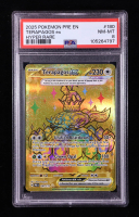 Terapagos ex 2025 Pokemon TCG Scarlet & Violet Prismatic Evolutions #180 (PSA 8) at PristineAuction.com