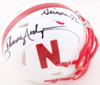 Johnny "The Jet" Rodgers Signed Nebraska Cornhuskers Speed Mini Helmet Inscribed "Heisman 72" (PSA & TriStar) at PristineAuction.com