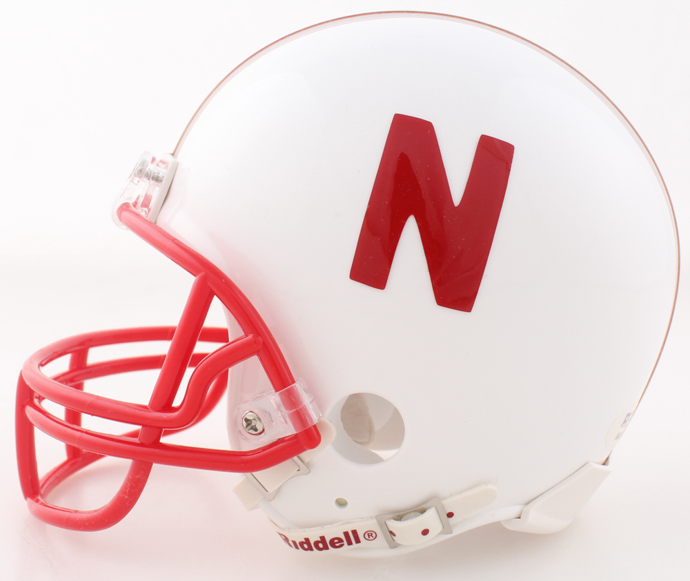 Johnny "The Jet" Rodgers, Jerry Tagge, Jeff Kinney Signed Nebraksa Cornhuskers Mini Helmet With Game of the Century Stat Inscriptions (PSA) at PristineAuction.com Johnny "The Jet" Rodgers, Jerry Tagge, Jeff Kinney Signed Nebraksa Cornhuskers Mini Helmet With Game of the Century Stat Inscriptions (PSA) at PristineAuction.com