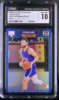 Stephen Curry 2023 Leaf Web Exclusives Pro Set Blue #PSG39 #16/25 (CGC 10) at PristineAuction.com