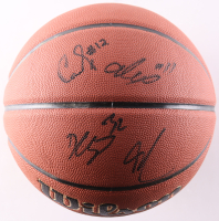 2024 UConn Huskies NCAA Champions NBA Basketball Signed by (4) with Stephon Castle, Tristen Newton, Cam Spencer & Alex Karaban (JSA) at PristineAuction.com