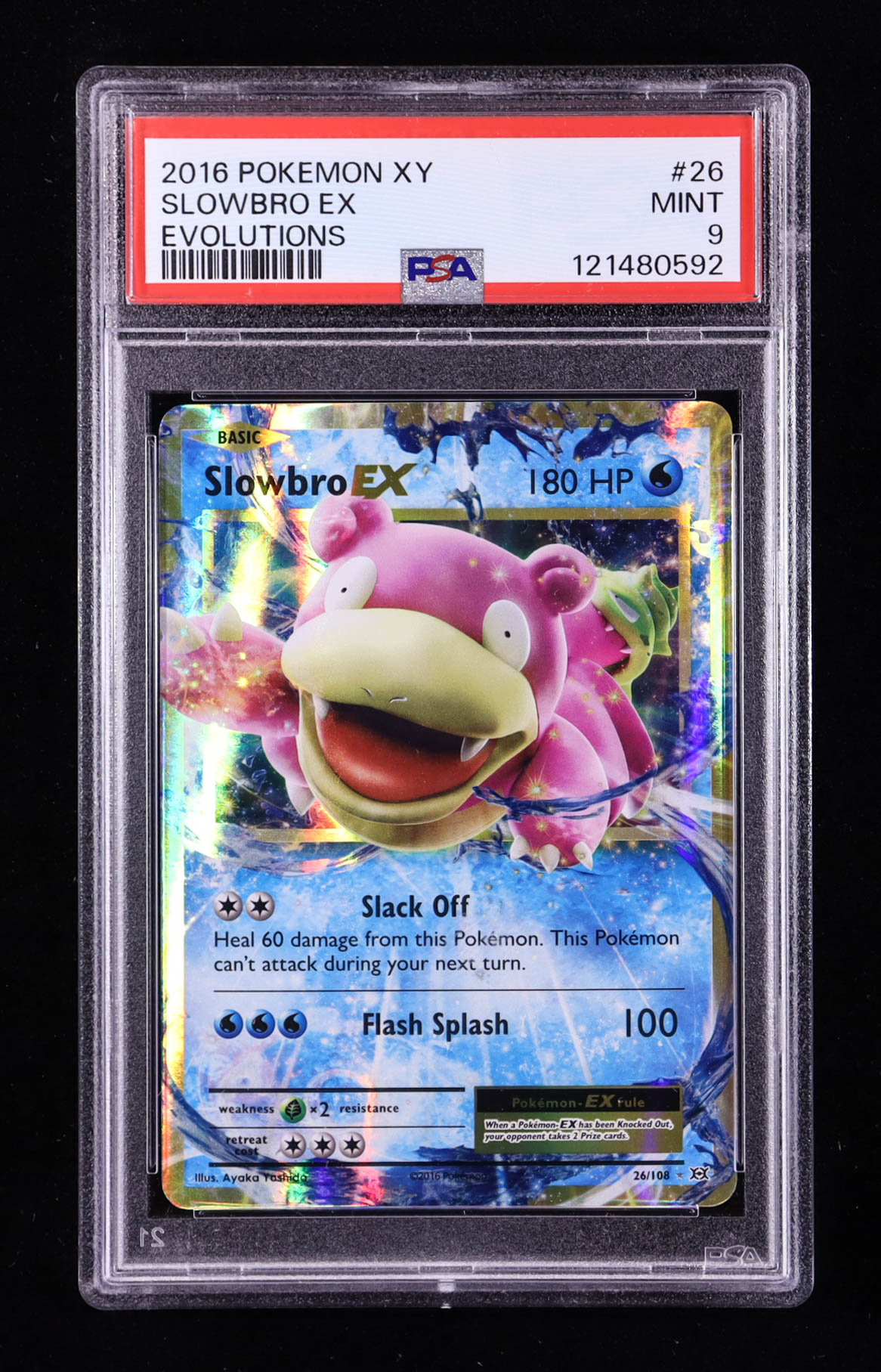 Slowbro EX 2016 Pokemon XY Evolutions #26 (PSA 9) at PristineAuction.com Slowbro EX 2016 Pokemon XY Evolutions #26 (PSA 9) at PristineAuction.com