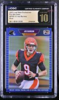Joe Burrow 2023 Leaf Web Exclusives Pro Set Blue #PSG12 #25/25 (CGC 10 | Pristine Black Label) at PristineAuction.com
