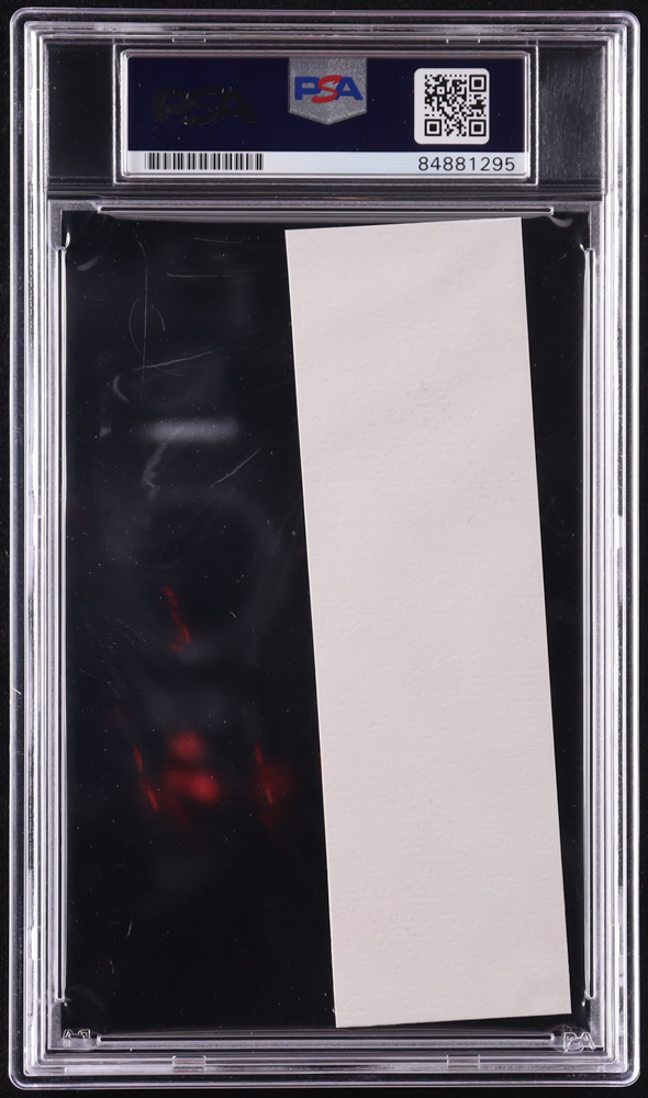 Francis "Gabby" Gabreski Signed Cut With Portrait (PSA) at PristineAuction.com Francis "Gabby" Gabreski Signed Cut With Portrait (PSA) at PristineAuction.com