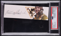 Francis "Gabby" Gabreski Signed Cut With Portrait (PSA) at PristineAuction.com