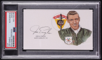 Joe Engle Signed Cut With Portrait (PSA) at PristineAuction.com