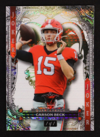 Carson Beck 2024 Wild Card 7 Card Studs Jokers Wild SilverGold #7JW-CB #1/1 RC at PristineAuction.com