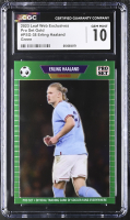 Erling Haaland 2023 Leaf Web Exclusives Pro Set Green #PSG38 #6/10 (CGC 10) at PristineAuction.com